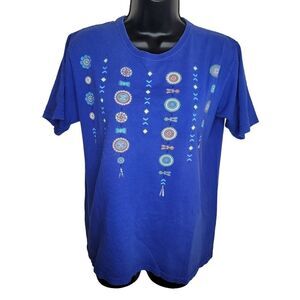 Nancy Lenches "Concho" Vintage southwest t-shirt size Medium